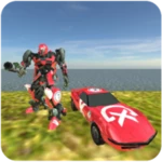 racing car robot android application logo